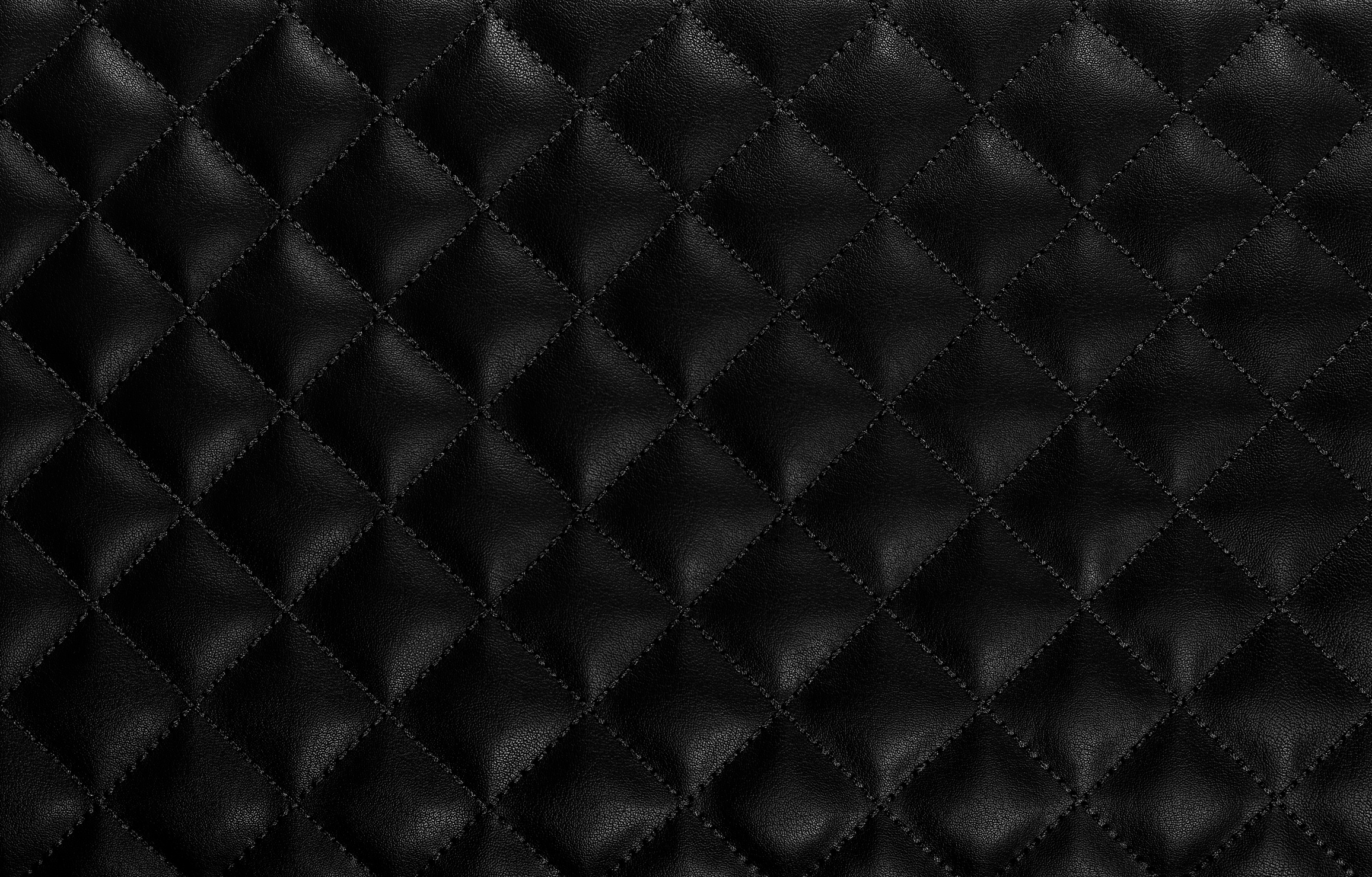 Black Diamond Leather Textured Background